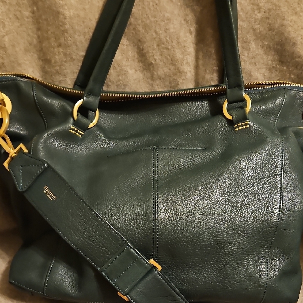 Hammitt Daniel Medium in Dark Green Leather - Picture 3 of 9